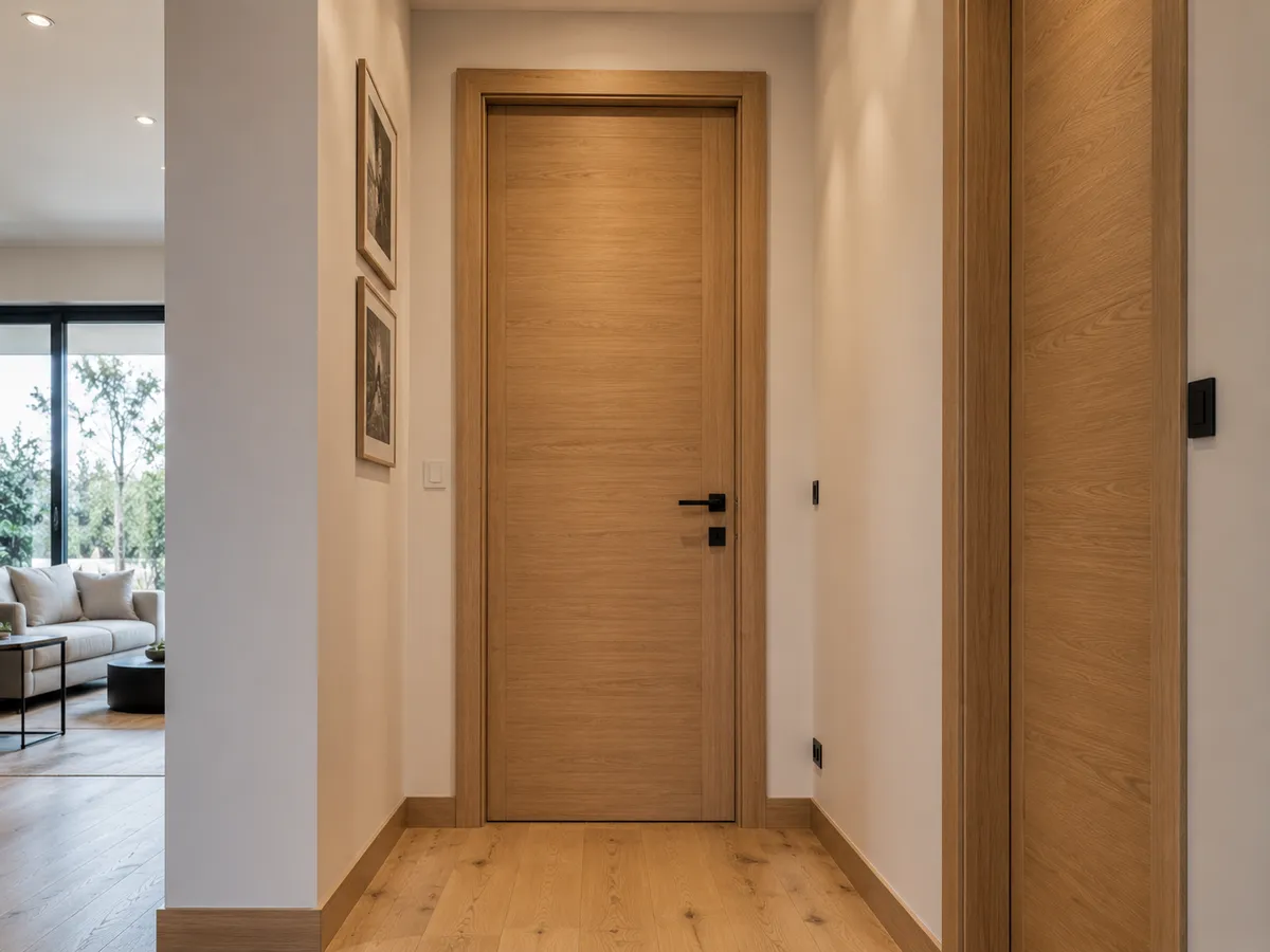 Bloc-porte intérieur sur mesure posé dans les règles de l'art